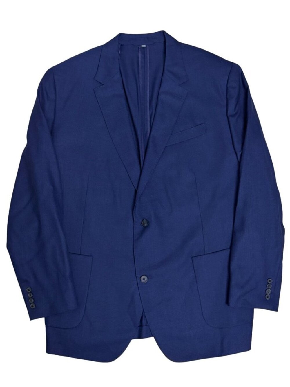 BONOBOS Blazer $500 WOOL Blue Luxury Designer Business Casual Jacket Mens 54L